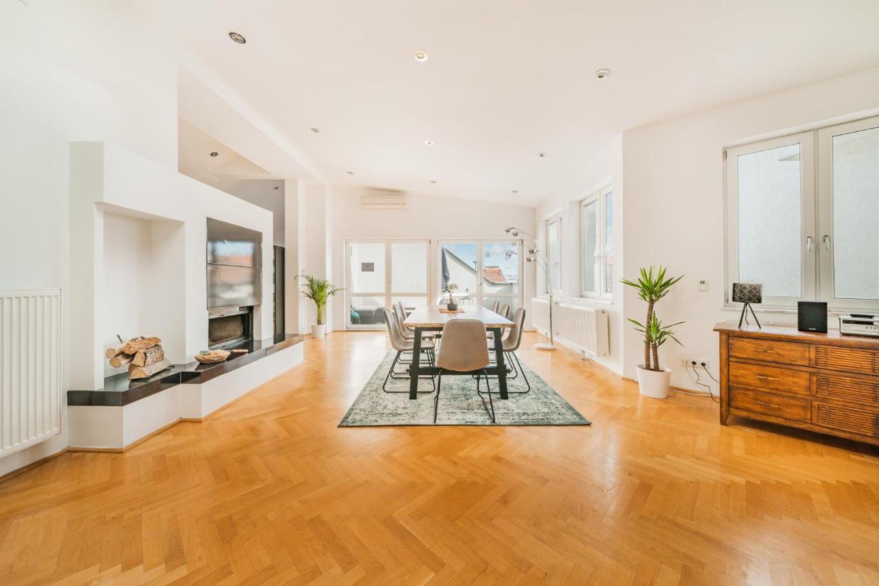 Penthouse Apartment - Sauna - Terrasse - Kamin - Ac Вена Экстерьер фото