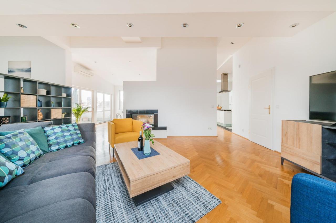 Penthouse Apartment - Sauna - Terrasse - Kamin - Ac Вена Экстерьер фото