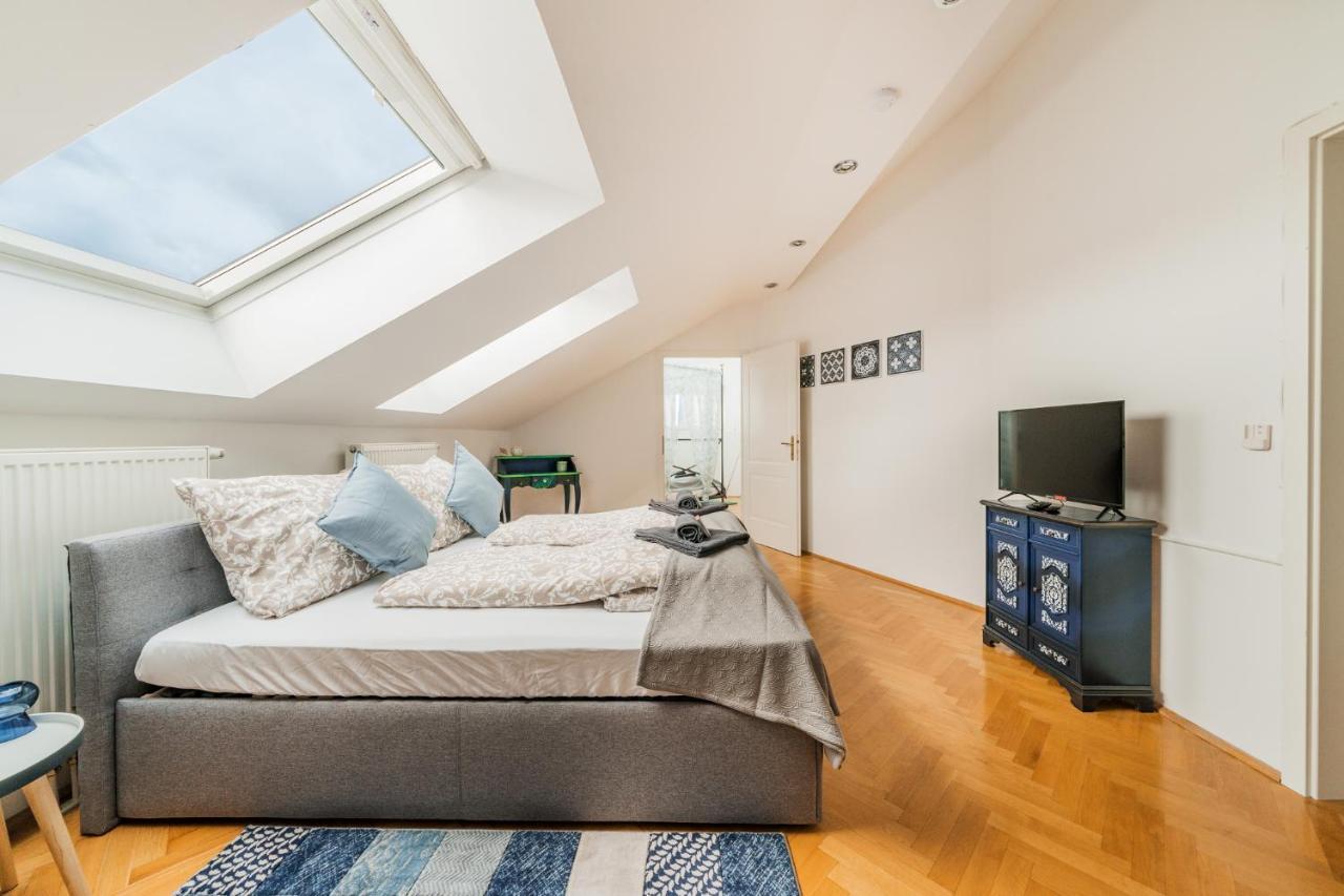 Penthouse Apartment - Sauna - Terrasse - Kamin - Ac Вена Экстерьер фото