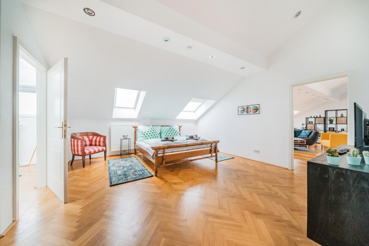 Penthouse Apartment - Sauna - Terrasse - Kamin - Ac Вена Экстерьер фото